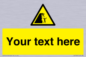 Custom Warning unstable cliff